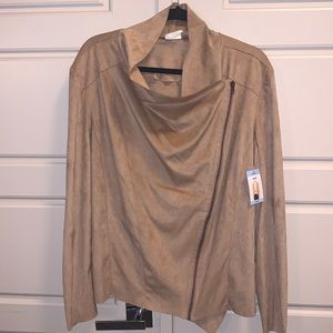 Suede Zipped Jacket/Blazer